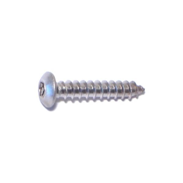 Midwest Fastener Sheet Metal Screw, #6 x 3/4 in, 18-8 Stainless Steel Round Head Torx Drive, 20 PK 77722 - main